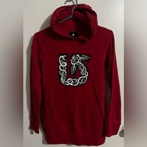 Burton hoodie. XS. Pink/red in colour.